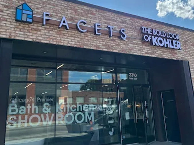 FACETS of Chicago Kitchen & Bath Showroom building exterior